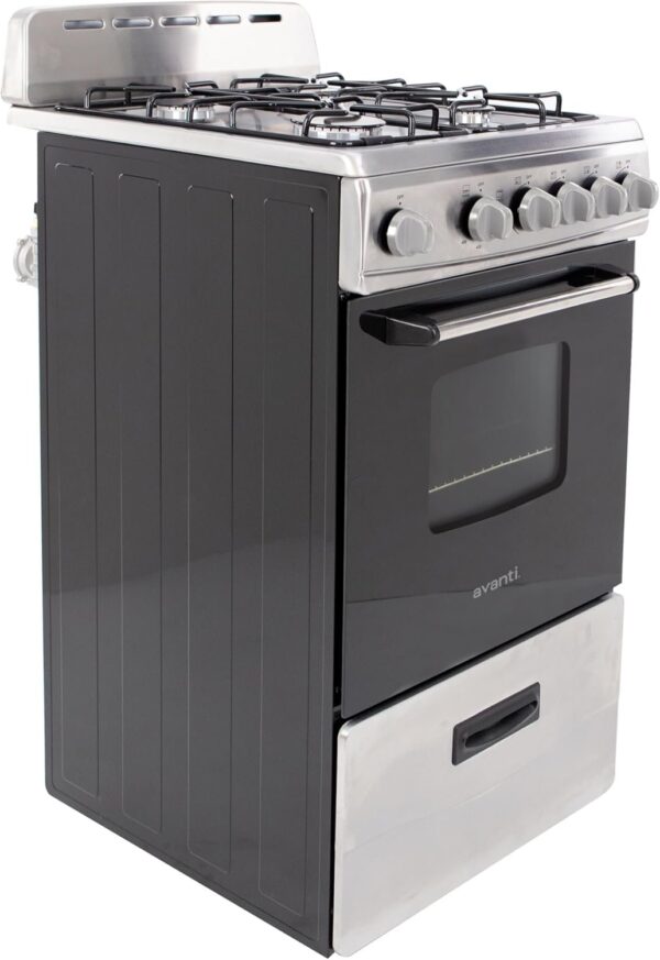 Avanti GR2013CSS 20″ Freestanding Gas Range